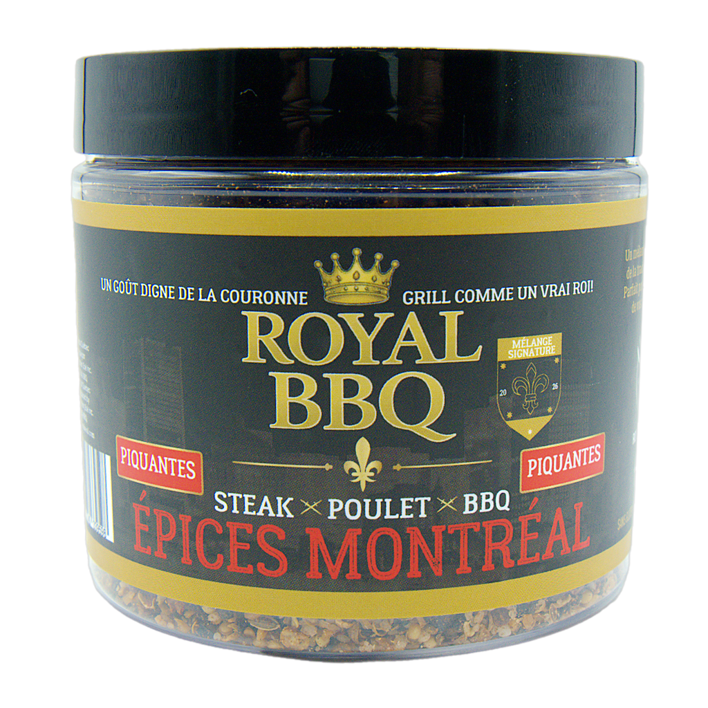 Épices Montréal Royal BBQ — Piquantes — 300 g